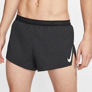 Nike Aeroswift Running Racing Shorts 2" Dri-Fit ADV Black White CJ7837-010 XL